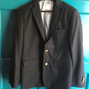 Boys Izod navy blazer sport coat jacket